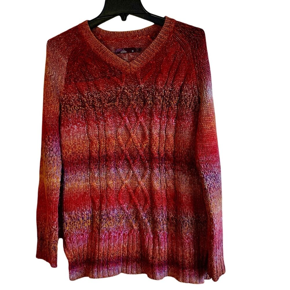 Prana Leisel cable knit sweater size medium